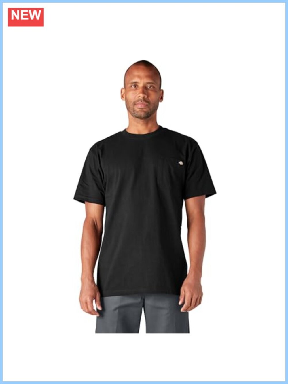 Heavyweight Cotton Crewneck Pocket T-Shirt